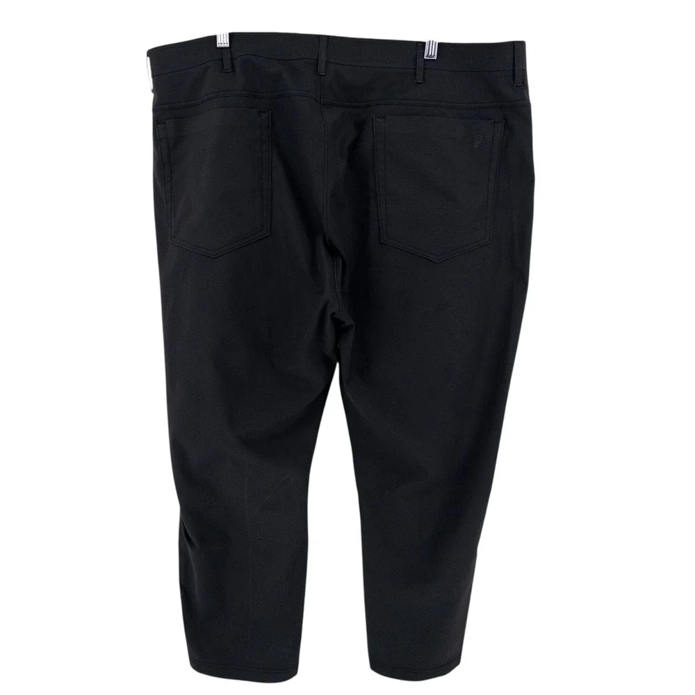 LOT OF 2 Public Rec Mens 44x28 5-Pocket Chino Pants‎ Navy Blue & Black Golf Tech